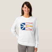 Neufundland-Flaggen-T - Shirt (Vorne ganz)