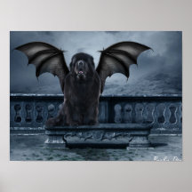 Neufundland Gargoyle Poster