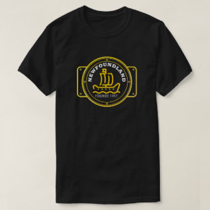 Neufundland gegründet 1497 Old Sailing Ship Graph T-Shirt