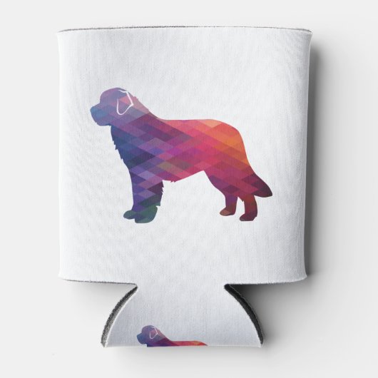 Neufundland Geo Silhouette Lila Dosenkühler (Vorderseite)