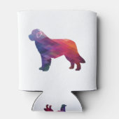 Neufundland Geo Silhouette Lila Dosenkühler (Rückseite)