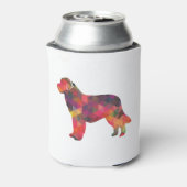 Neufundland Geo Silhouette Multi Dosenkühler (Kanne Rückseite)