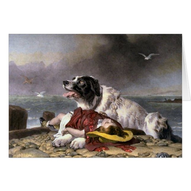 Neufundland Gifts Landseer Gerettet (Vorderseite (Horizontal))