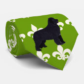 Neufundland - Grün-Blätter-Entwurf Krawatte (Gerollt)