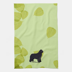 Neufundland - Grün-Blätter-Entwurf Küchentuch