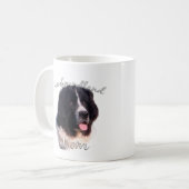 Neufundland (Grundland) Mama 2 Kaffeetasse (Vorderseite Links)