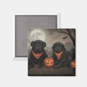 Neufundland Halloween Gruselig Magnet (Vorderseite/Rückseite)