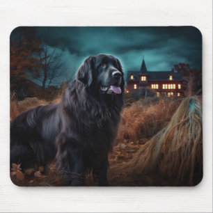 Neufundland Halloween Gruselig Mousepad