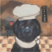 Neufundland-Hund Aufkleber (Vorderseite)