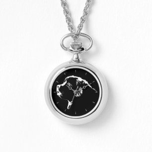 Neufundland Hund Beobachten Neufundland Wrist Watc Armbanduhr