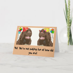 Neufundland Hund Birthday Spaß Karte