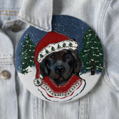 Neufundland-Hund Button (Beispiel)