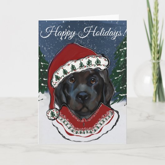 Neufundland-Hund Dankeskarte (Vorderseite)