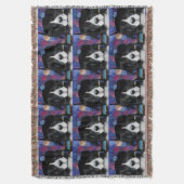 Neufundland-Hund Decke (Vorderseite Vertikal)