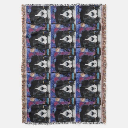 Neufundland-Hund Decke (Vorderseite Vertikal)