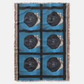 Neufundland-Hund Decke (Vorderseite Vertikal)