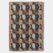 Neufundland-Hund Decke (Vorderseite Vertikal)