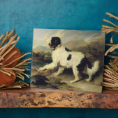Neufundland Hund genannt Löwe, 1824 (Öl auf Leinwa Fotoplatte (Seite)