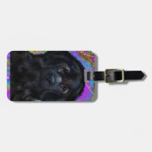 Neufundland-Hund Gepäckanhänger (Vorderseite horizontal)