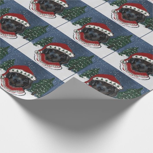 Neufundland-Hund Geschenkpapier (Ecke)