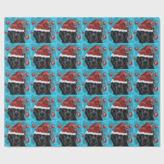 Neufundland-Hund Geschenkpapier (Flach)