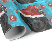 Neufundland-Hund Geschenkpapier (Rolleneckpunkt)