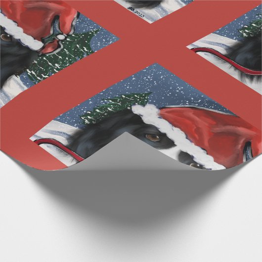 Neufundland-Hund Geschenkpapier (Ecke)