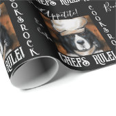 Neufundland-Hund Geschenkpapier (Rolleneckpunkt)