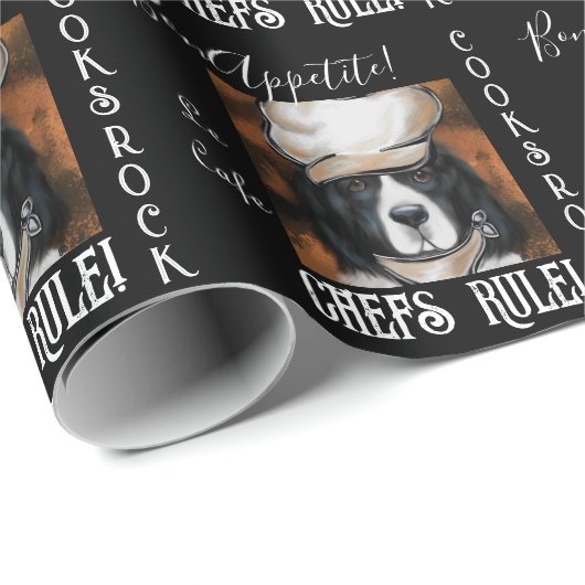 Neufundland-Hund Geschenkpapier (Rolleneckpunkt)