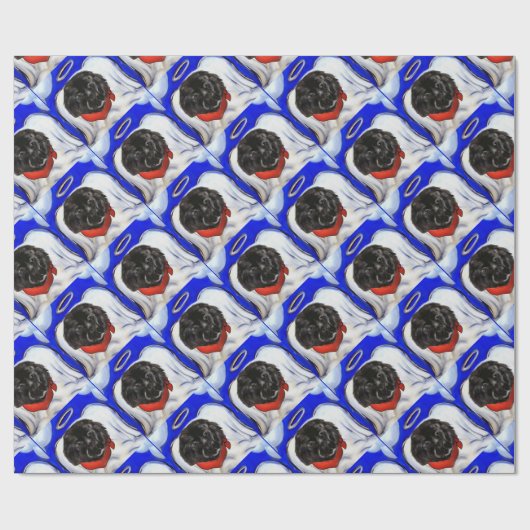 Neufundland-Hund Geschenkpapier (Flach)