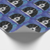 Neufundland-Hund Geschenkpapier (Ecke)