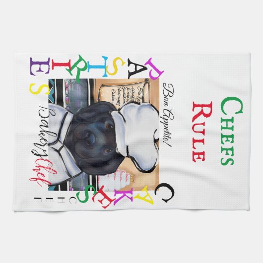 Neufundland-Hund Geschirrtuch (Horizontal)