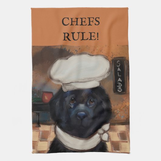 Neufundland-Hund Geschirrtuch (Vertikal)