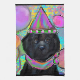 Neufundland-Hund Geschirrtuch