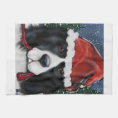 Neufundland-Hund Geschirrtuch (Horizontal)