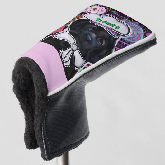 Neufundland-Hund Golf Headcover (3/4 Vorderseite)