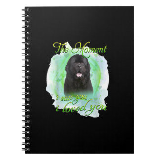 Neufundland-Hund | In dem Moment, in dem ich dich Notizblock