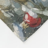 Neufundland Hund in Sledge Let it Snow Christmas Fleecedecke (Ecke)