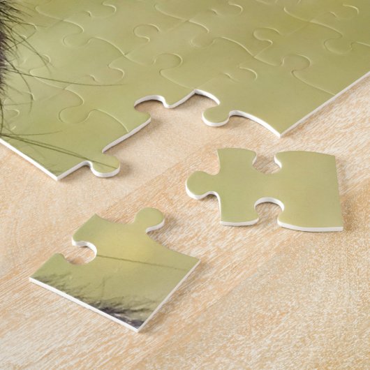 Neufundland Hund. Jigsaw Puzzle (Seite)