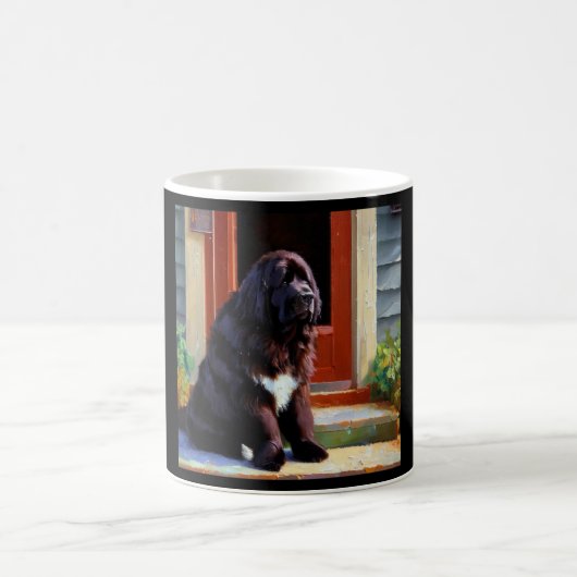 Neufundland-Hund Kaffeetasse (Mittel)