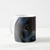 Neufundland-Hund Kaffeetasse (Vorderseite Links)