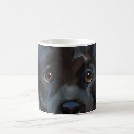 Neufundland-Hund Kaffeetasse (Mittel)