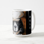 Neufundland-Hund Kaffeetasse (VorderseiteRechts)