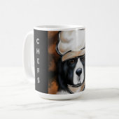 Neufundland-Hund Kaffeetasse (Vorderseite Links)