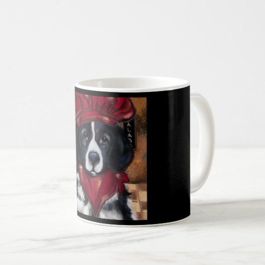 Neufundland-Hund Kaffeetasse (VorderseiteRechts)