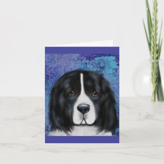 Neufundland-Hund Karte (Vorderseite)