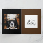 Neufundland-Hund Karte (Innenseite)