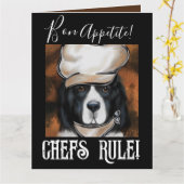 Neufundland-Hund Karte (Gelbe Blume)