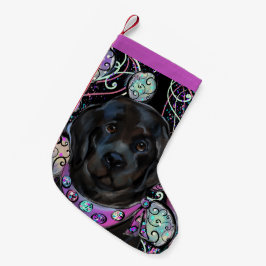 Neufundland-Hund Kleiner Weihnachtsstrumpf