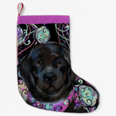 Neufundland-Hund Kleiner Weihnachtsstrumpf (Vorderseite)